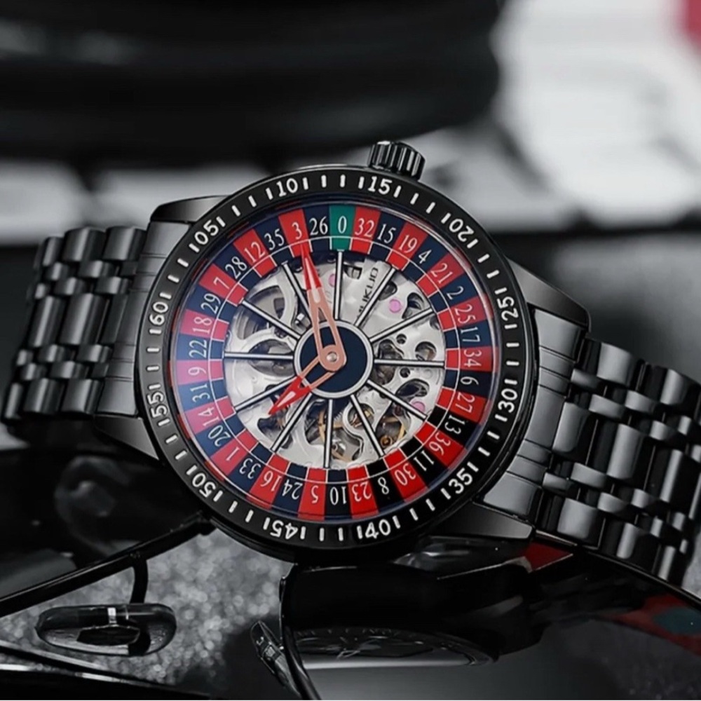 Black Men's Roulette Watch
